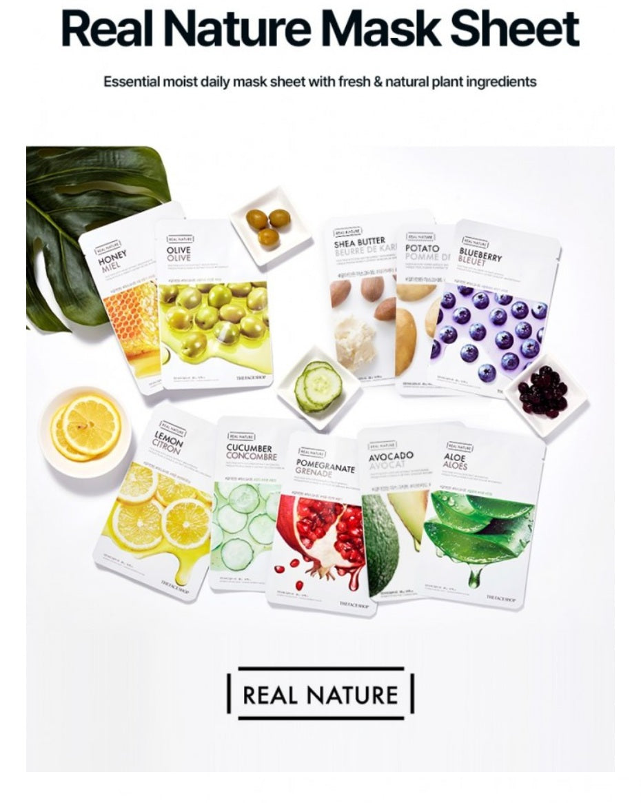 Real Nature Face Mask Avocado